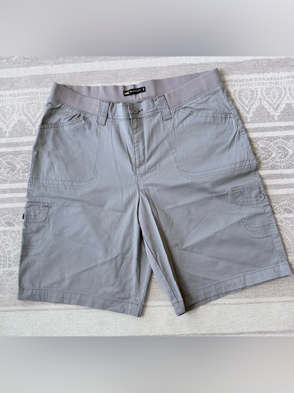 Lee Relaxed Fit - Dark Grey Shorts Size- 16